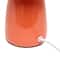 Simple Designs 10" Thimble Base Ceramic Table Lamp